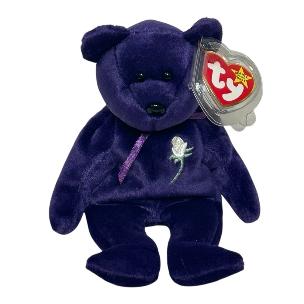 Ty Beanie Baby Princess Bear 1997 Retired